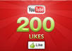 give you 200+ Guaranteed YouTube Likes to your video in less than 24 Hours