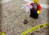 take a picture of a LEGO man in any situation