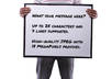make a photo of me holding a sign promoting your business, website, product or personal message