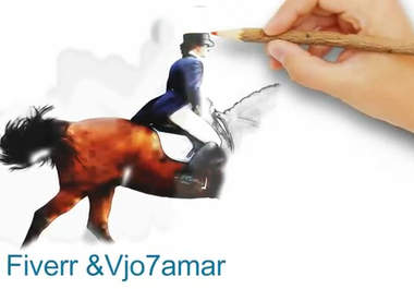 make this HANDPAINTING video presentation to promote your business, products, website, etc big1