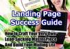 Landing page design