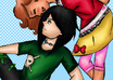 digitally color your line art in my unique style