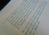 handwrite a letter or other document and mail it