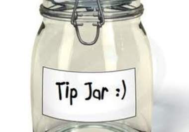 happily accept a tip if you loved my work big1