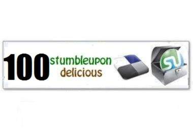 do 100 Stumbleupon and 100 Delicious to seo rocket up your high rank on google search engine big1