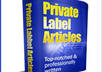 give you 500 to 1000 P L R articles that you can use for your website, blog, online marketing or even RESELL them