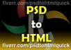 convert Psd to html, xhtml or html 5