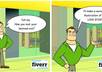 make three frame cartoon strip of your own story