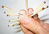 tell you how make 4 triangles with 6 matches