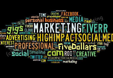 create two CUSTOM word tag cloud artworks big1