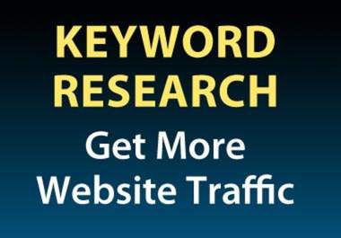 do indepth keyword research and provide the best keywords for website traffic in a given niche using Market Samurai big1