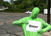hold your logo as GREENMAN
