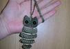 mail you this vintage owl necklace pendant
