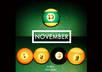 make a picture of your birthday date with billiard balls