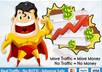 improve Your Traffic By Sending Real 3000 Traffic To Your Website