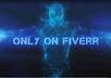 create a stunning 3D blue holographic professional intro to promote your website or company in just 24 hours small1