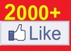 give you 2000+ Facebook Likes or Fans to your Fanpage, facebook likes