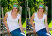 Portrait photo retouching
