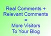 comment on ten posts on your blog or website