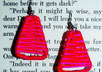 make beautiful earrings out of your favorite color thread small1
