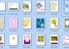create a greeting card, flyer, newsletter, for sale sign, business card, etc and send it to you as a Microsoft Publisher file or PDF file