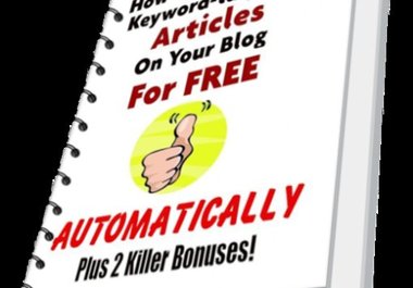 show You How To Get Unique, KeywordTargeted Articles Written By Humans On Your Blog For FREE Automatically big1