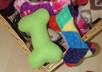 send you a handmade squeaker dog toy