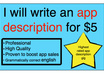 write an app description small1