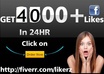 deliver 4000+ facebook likes within 24 hours fastest on fiverr
