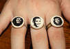 make you 2 custom adjustable rings with any picture