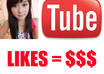 add 150/200 Real Human Youtube Likes And 500+ Views small1