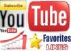 give you 20,000 views,500 Likes,500 subscribers,500 favorites and 200 custom comments on your Youtube video