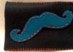 send you a handmade mustache felt phone case small1