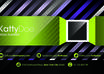 Business cards typed