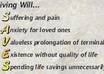 give you a legal document to be used as a Living Will